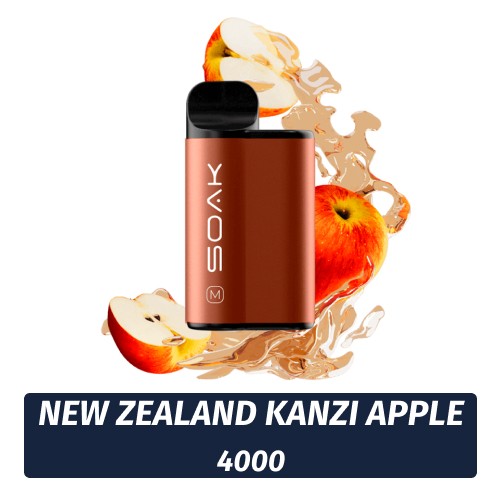 SOAK M - New Zealand Kanzi Apple 4000 (Одноразовая электронная сигарета)