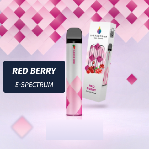 E-Spectrum Red Berry 1500 (Одноразовая электронная сигарета)