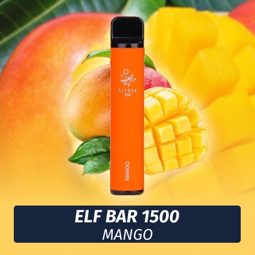 Одноразовая электронная сигарета Elf Bar - Mango 1500