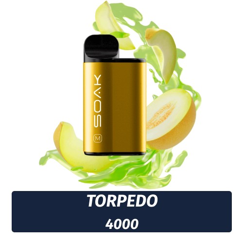 SOAK M - Torpedo 4000 (Одноразовая электронная сигарета)