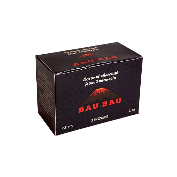 Уголь для кальяна Bau Bau - 72 шт. (25x25x25)