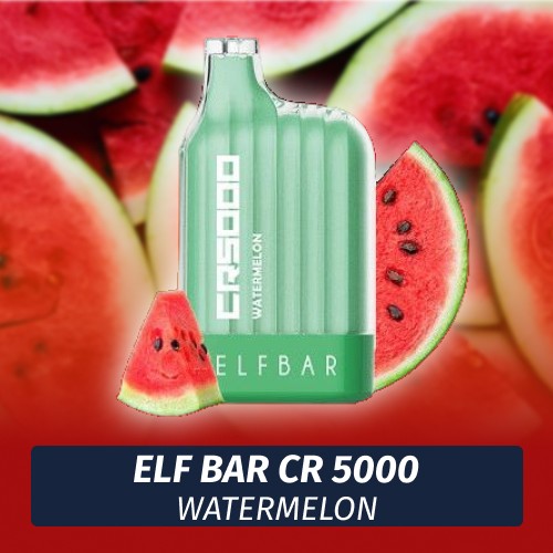 Elf Bar CR - Watermelon 5000 (Одноразовая электронная сигарета)