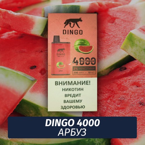 DINGO - Арбуз 4000 (Одноразовая электронная сигарета)