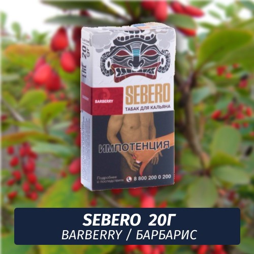 Табак Sebero - Barberry / Барбарис (20г)