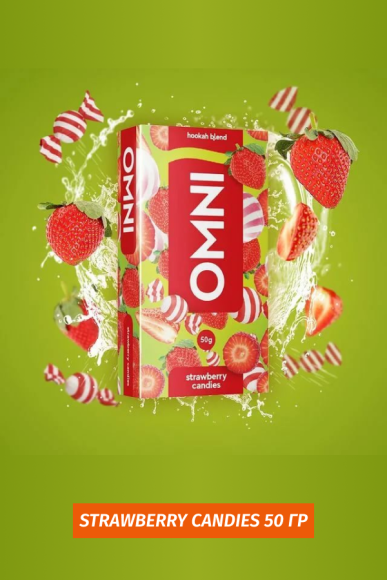 Чайная смесь Omni 50 гр Strawberry candies (Клубничные конфеты)