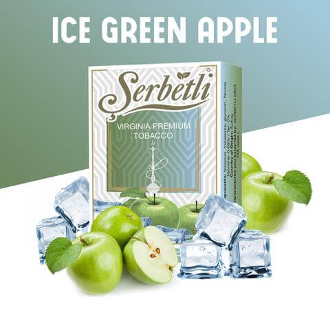 Табак Serbetli - Ice Green Apple / Ледяное зеленое яблоко (50г)
