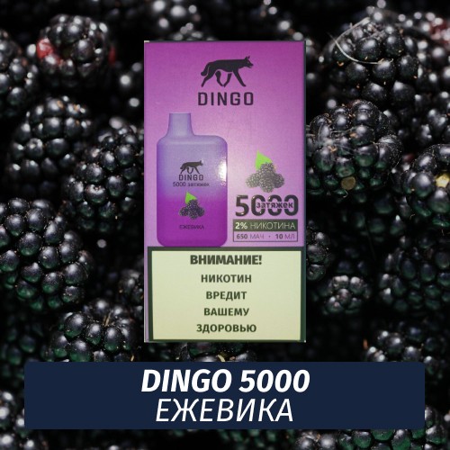DINGO - Ежевика 5000 (Одноразовая электронная сигарета)