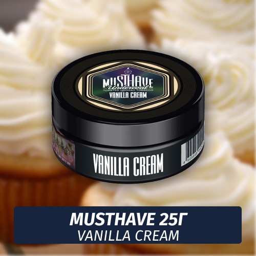 Табак Must Have 25 гр - Vanilla Cream (Ванильный Крем)