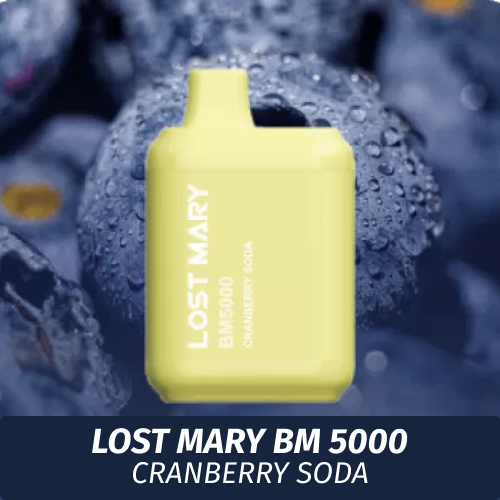 Lost Mary BM - Cranberry soda 5000 (Одноразовая электронная сигарета)