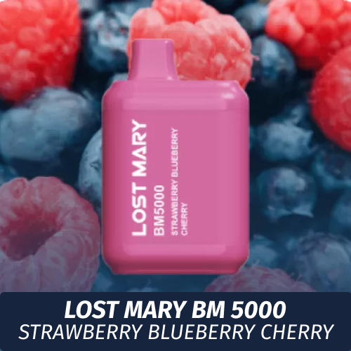 Lost Mary BM - Strawberry blueberry cherry 5000 (Одноразовая электронная сигарета)
