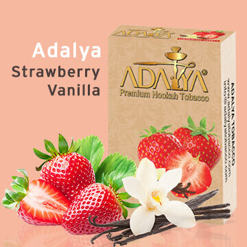 Табак Adalya - Strawberry Vanilla / Клубника ваниль (50г)