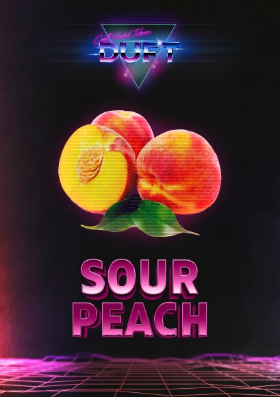 Табак Duft - Sour Peach / Кислый персик (100г)
