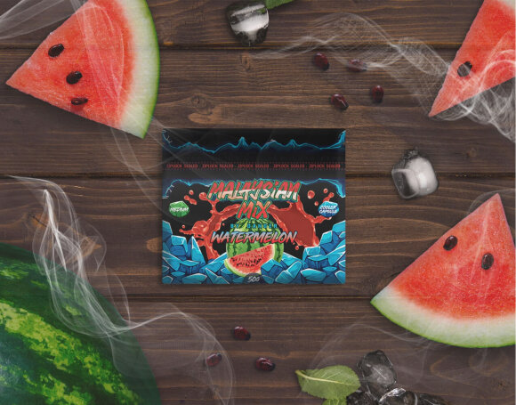 Смесь для кальяна Malaysian Mix (Medium) - Watermelon / Арбуз (50г)